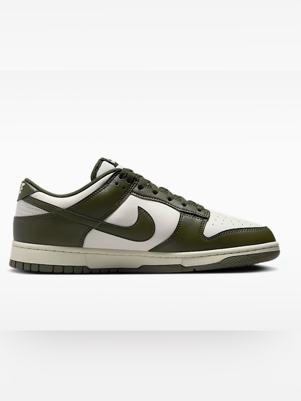Nike Dunk Low — Olive & White Men's Sneaker